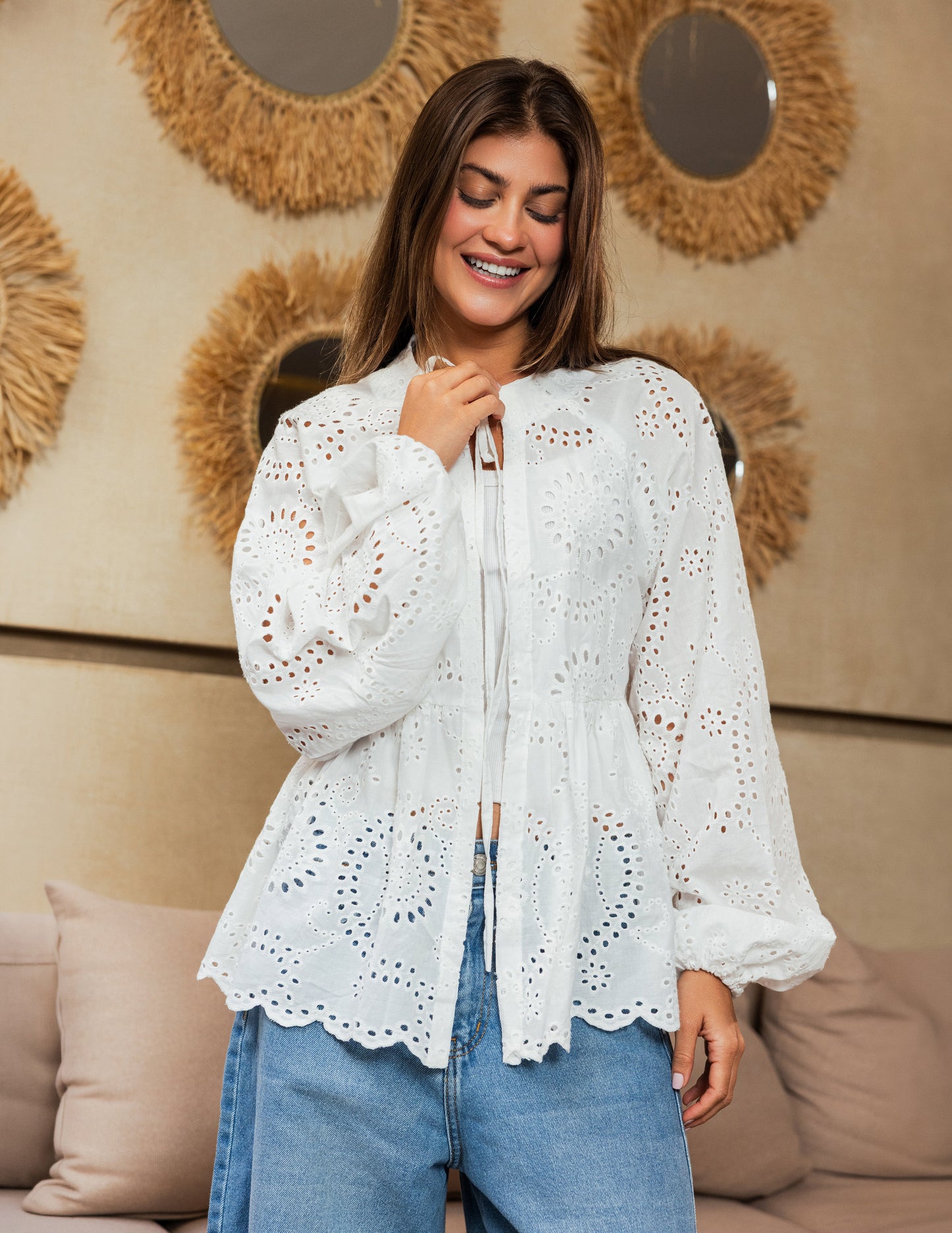 Eyelet Shirt