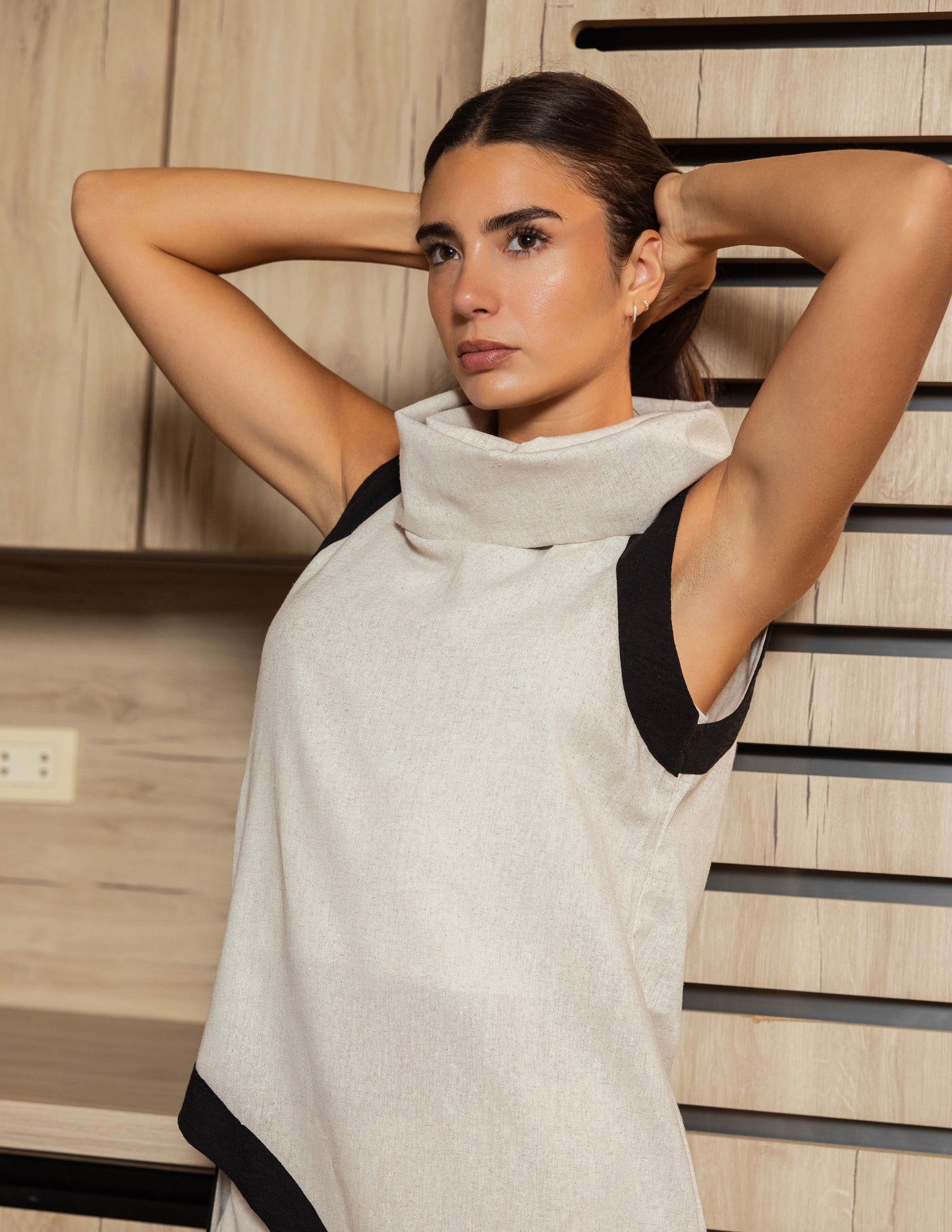 Contour Cowl Set - Beige