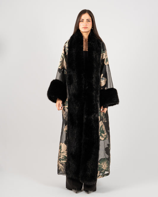 Kaftan Fur Green