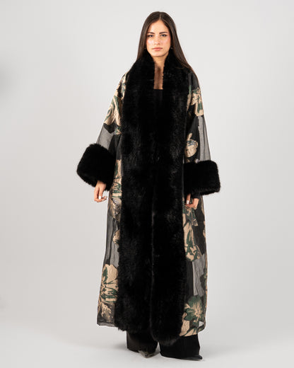 Kaftan Fur Green