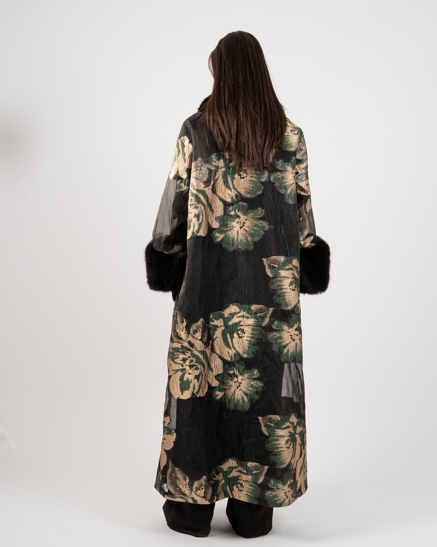 Kaftan Fur Green
