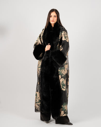 Kaftan Fur Green