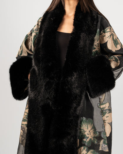 Kaftan Fur Green