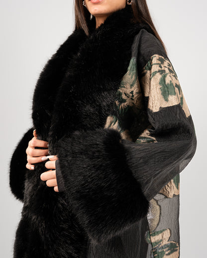 Kaftan Fur Green