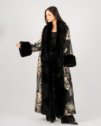 Kaftan Fur Green