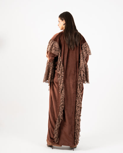Kaftan Dantel Brown