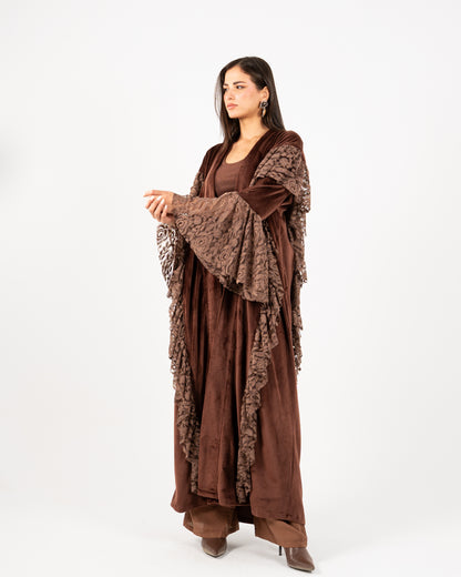 Kaftan Dantel Brown