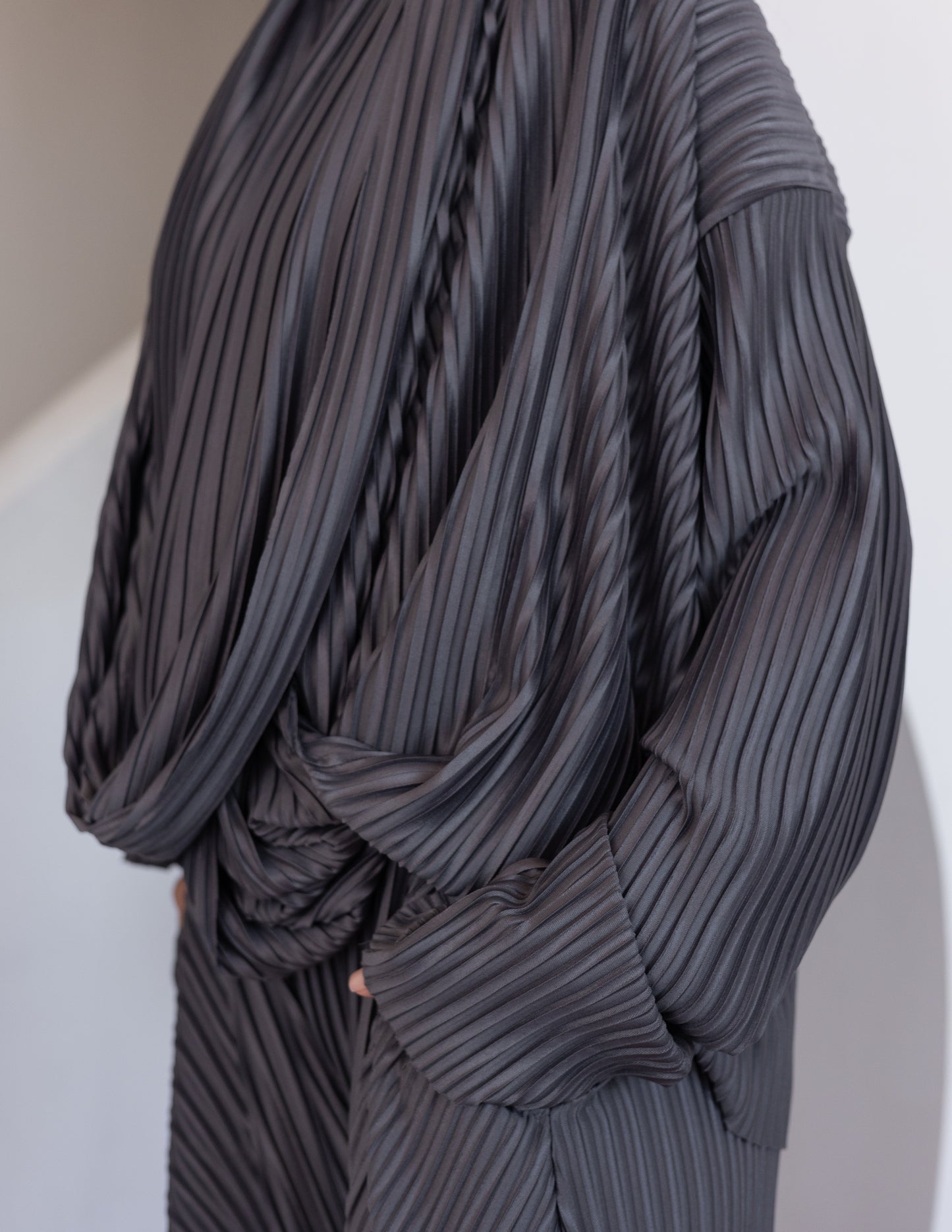 Pleated Set - Brown
