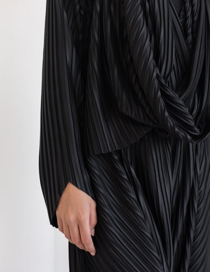 Pleated Set - Brown