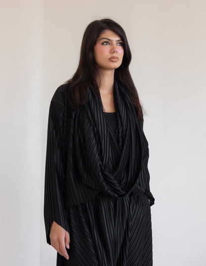Pleated Set - Brown