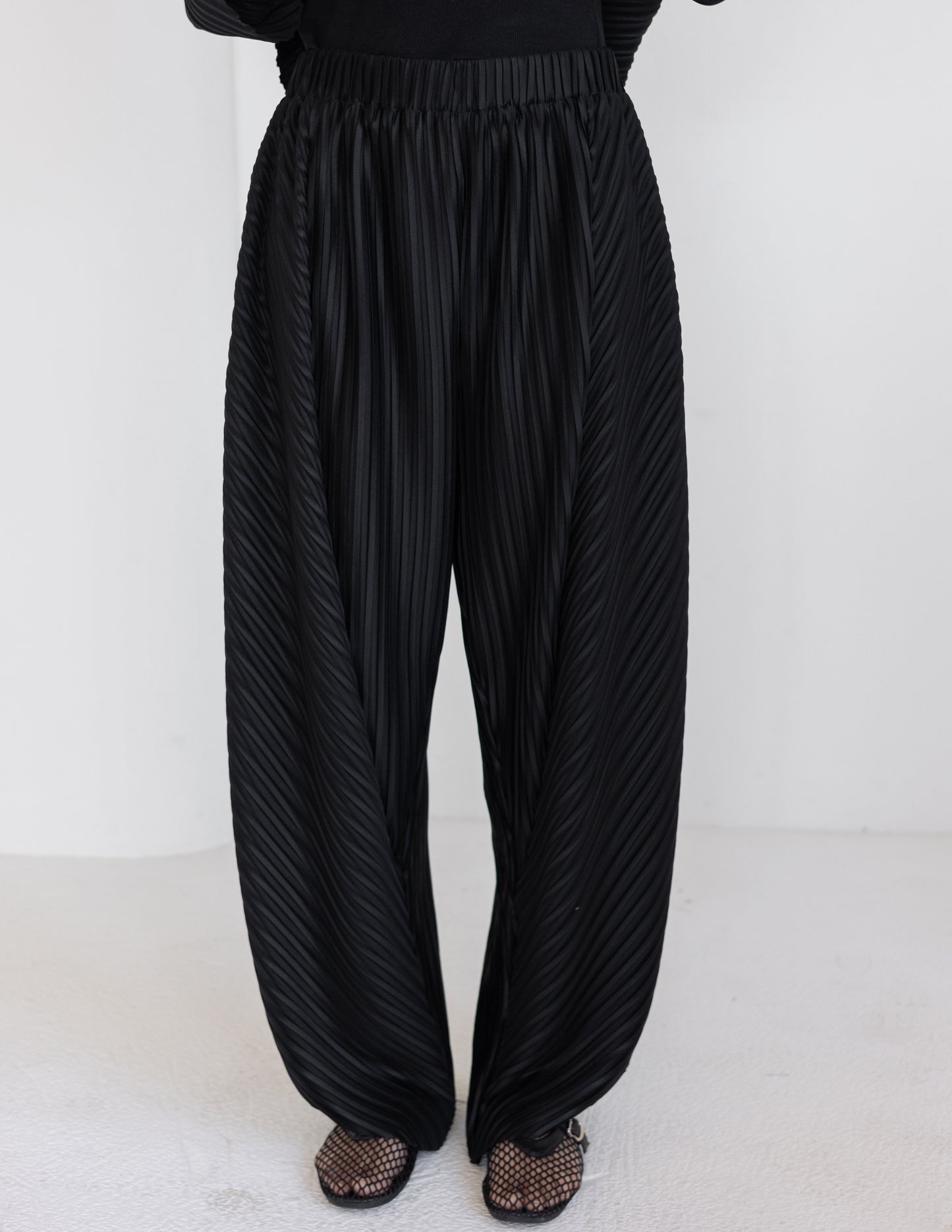 Pleated Set - Brown