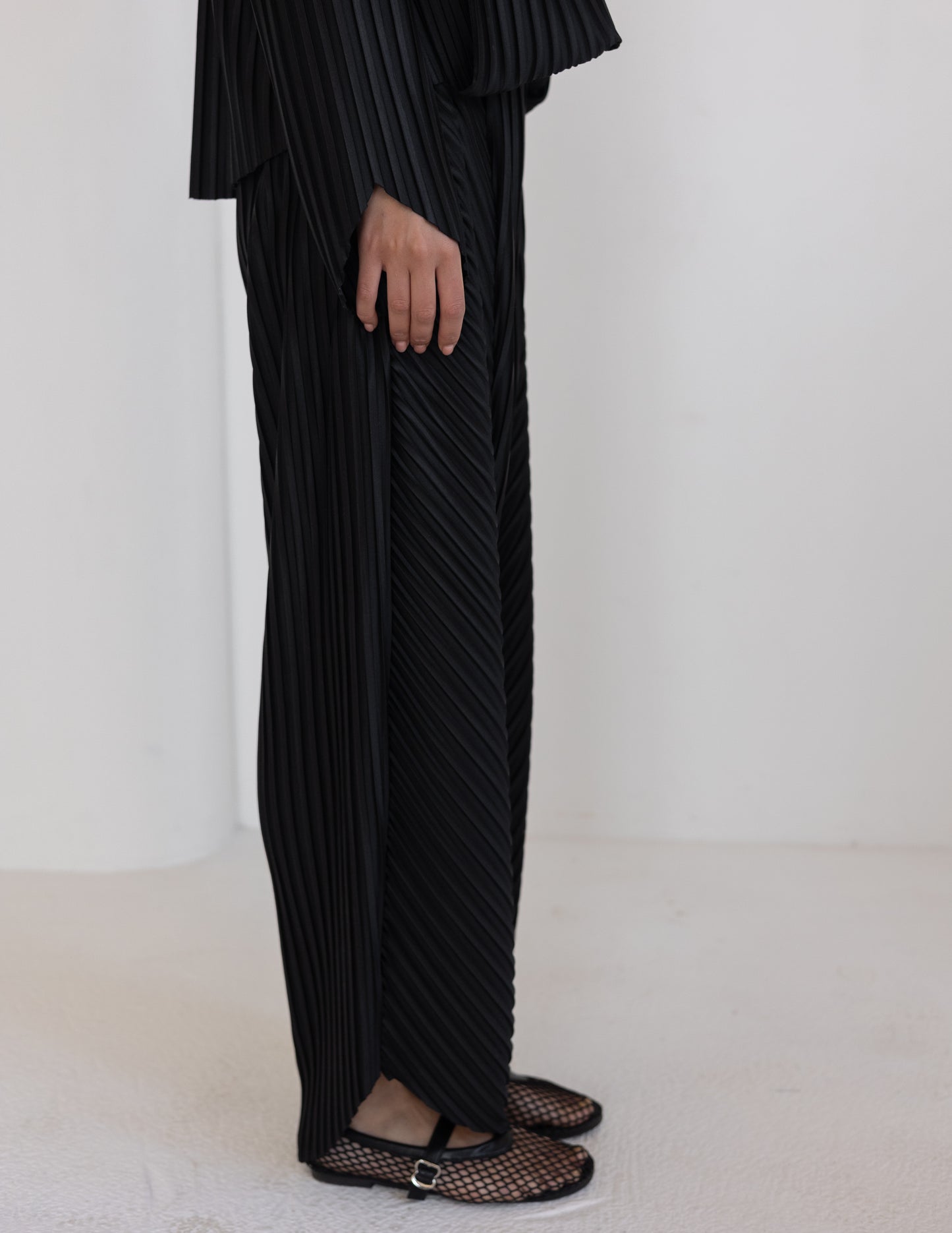 Pleated Set - Brown