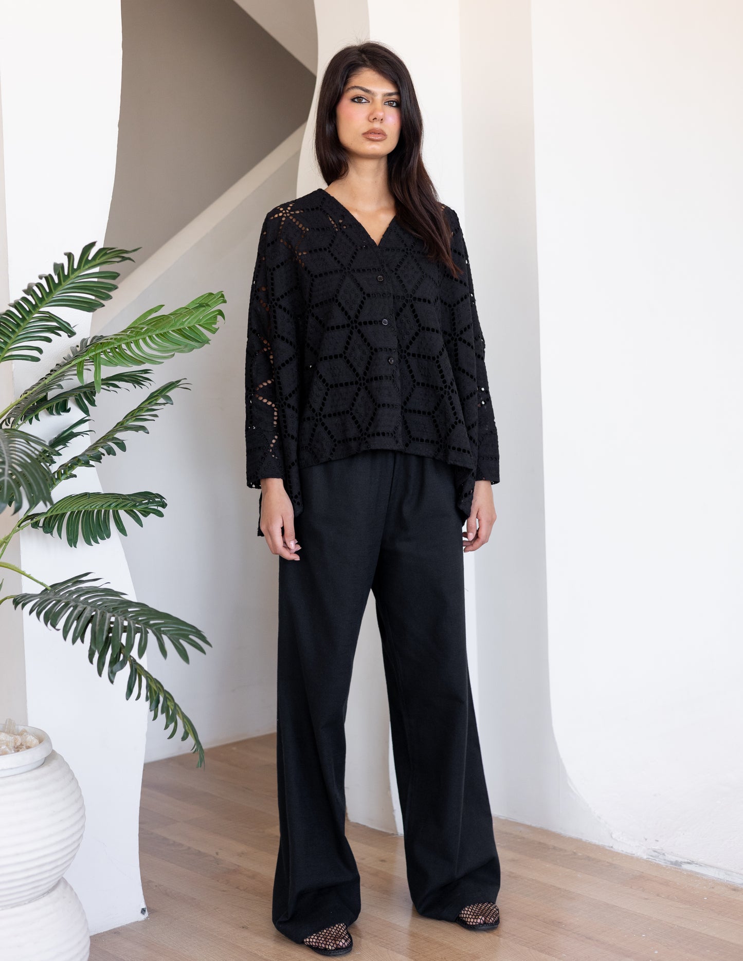 Cutwork Set - Black