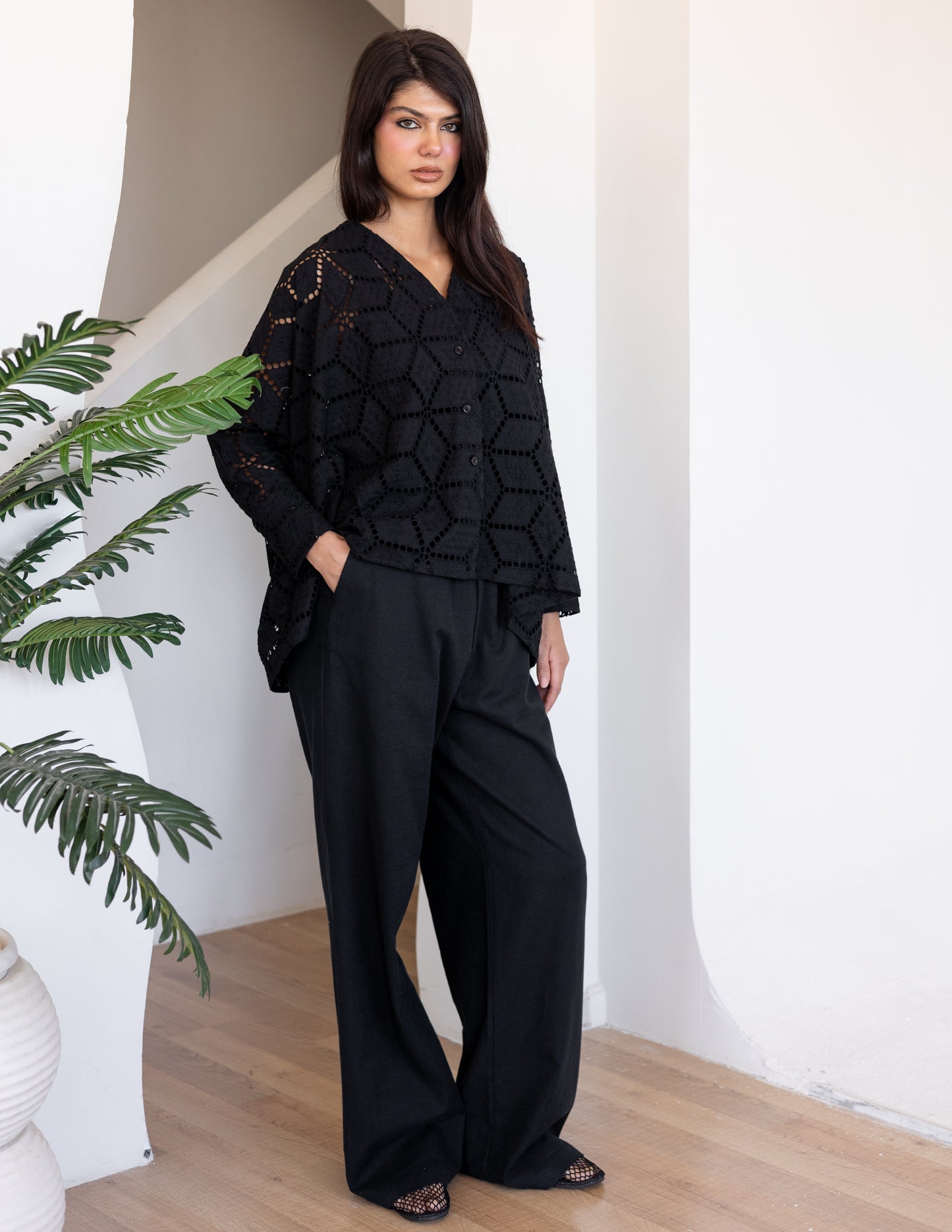 Cutwork Set - Black