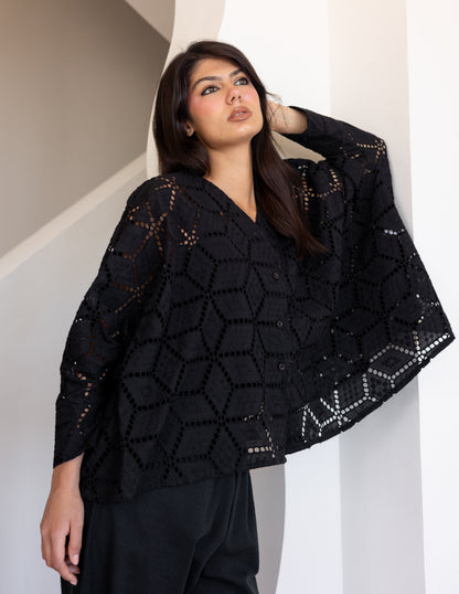 Cutwork Set - Black