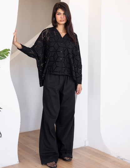 Cutwork Set - Black