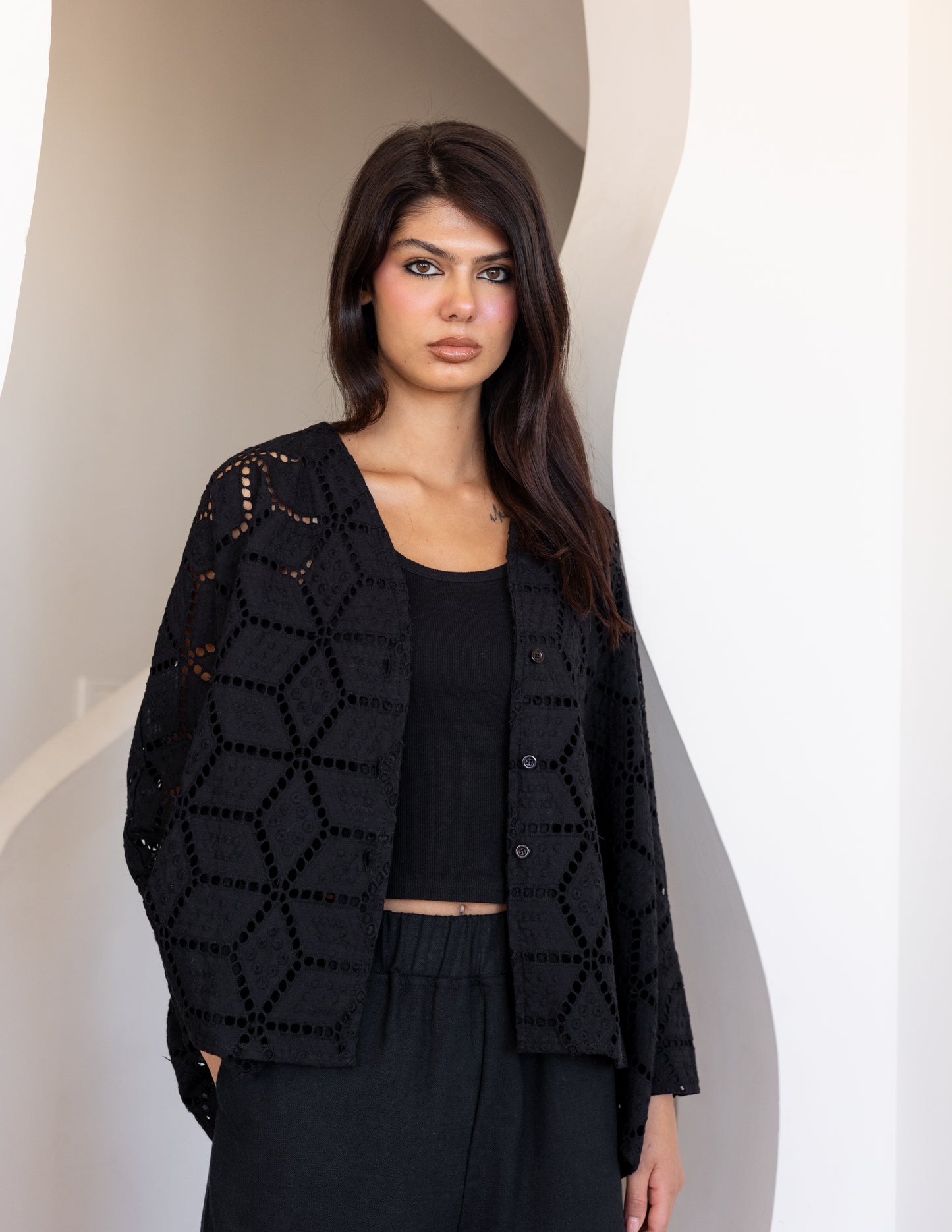 Cutwork Set - Black