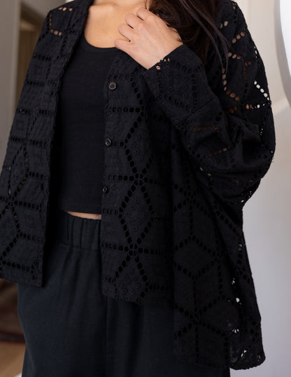 Cutwork Set - Black
