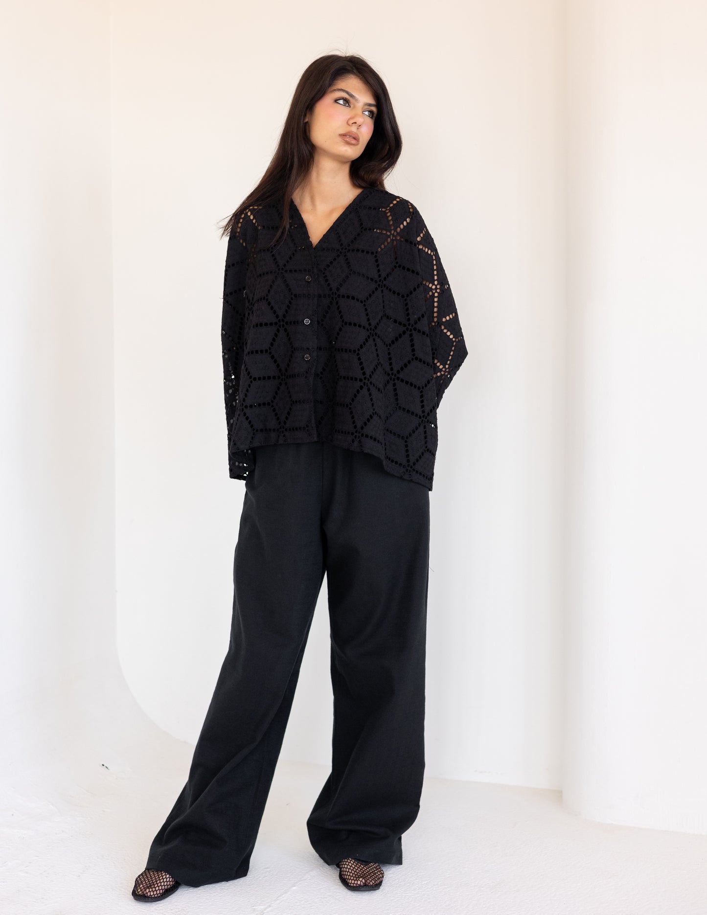 Cutwork Set - Black
