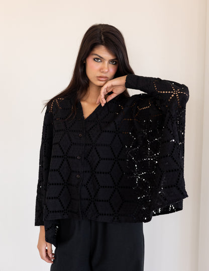 Cutwork Set - Black