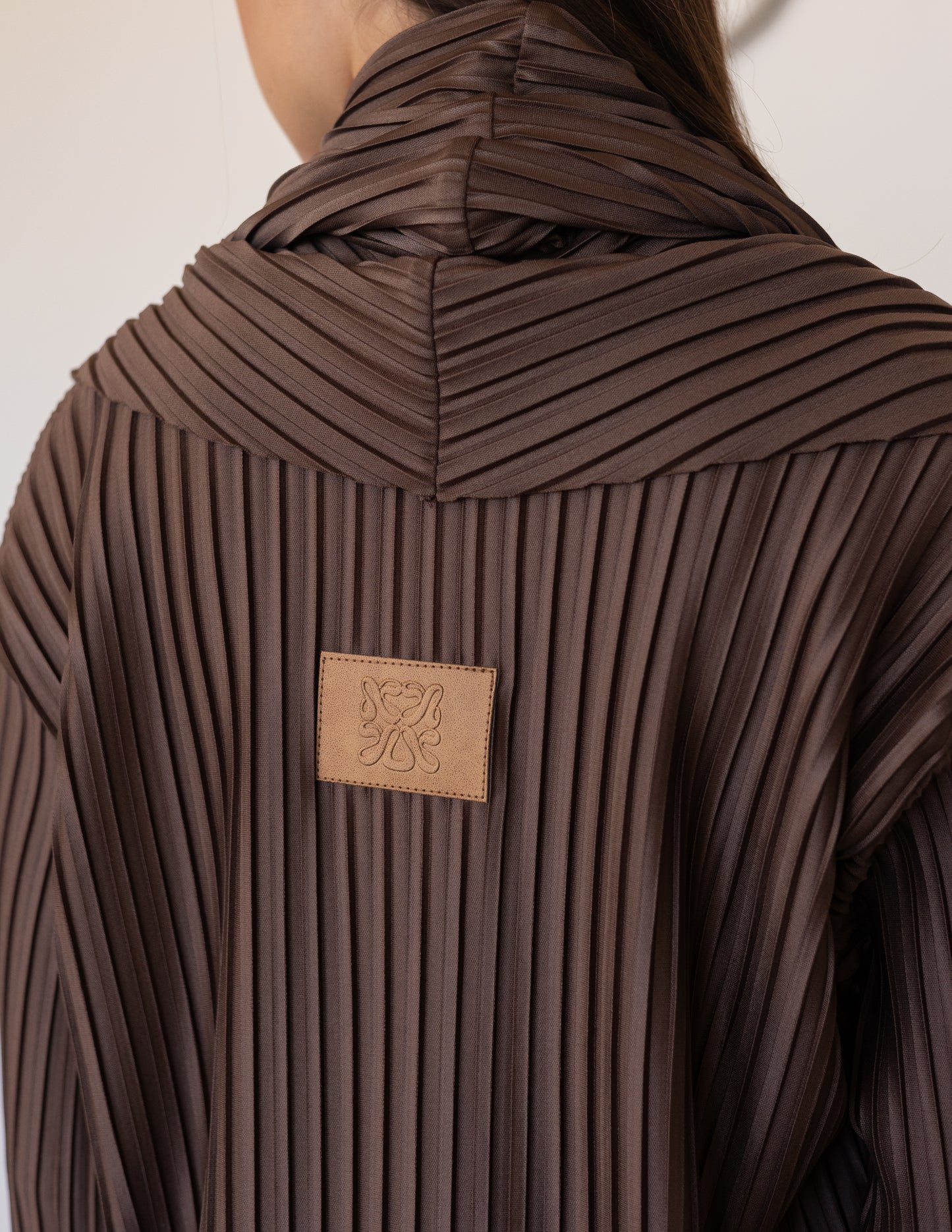 Pleated Set - Brown