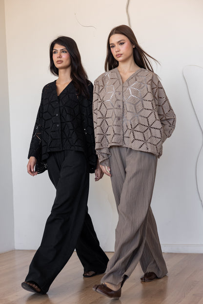 Cutwork Set - Black