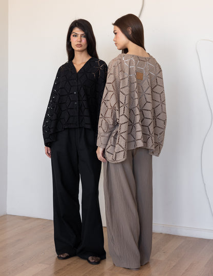 Cutwork Set - Black