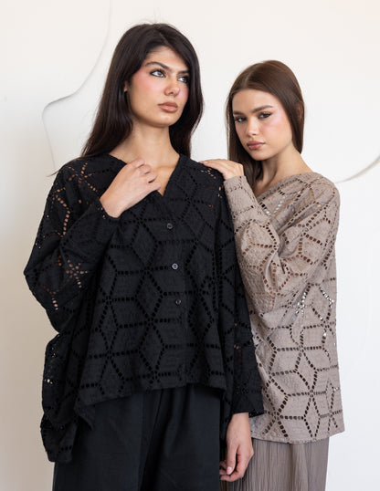Cutwork Set - Black