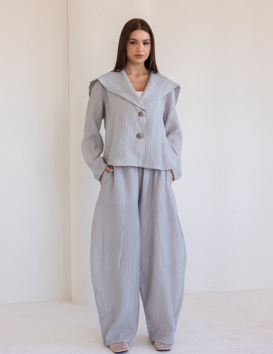 Crinkle Set - Light Grey
