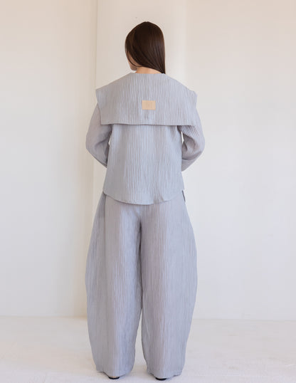 Crinkle Set - Light Grey