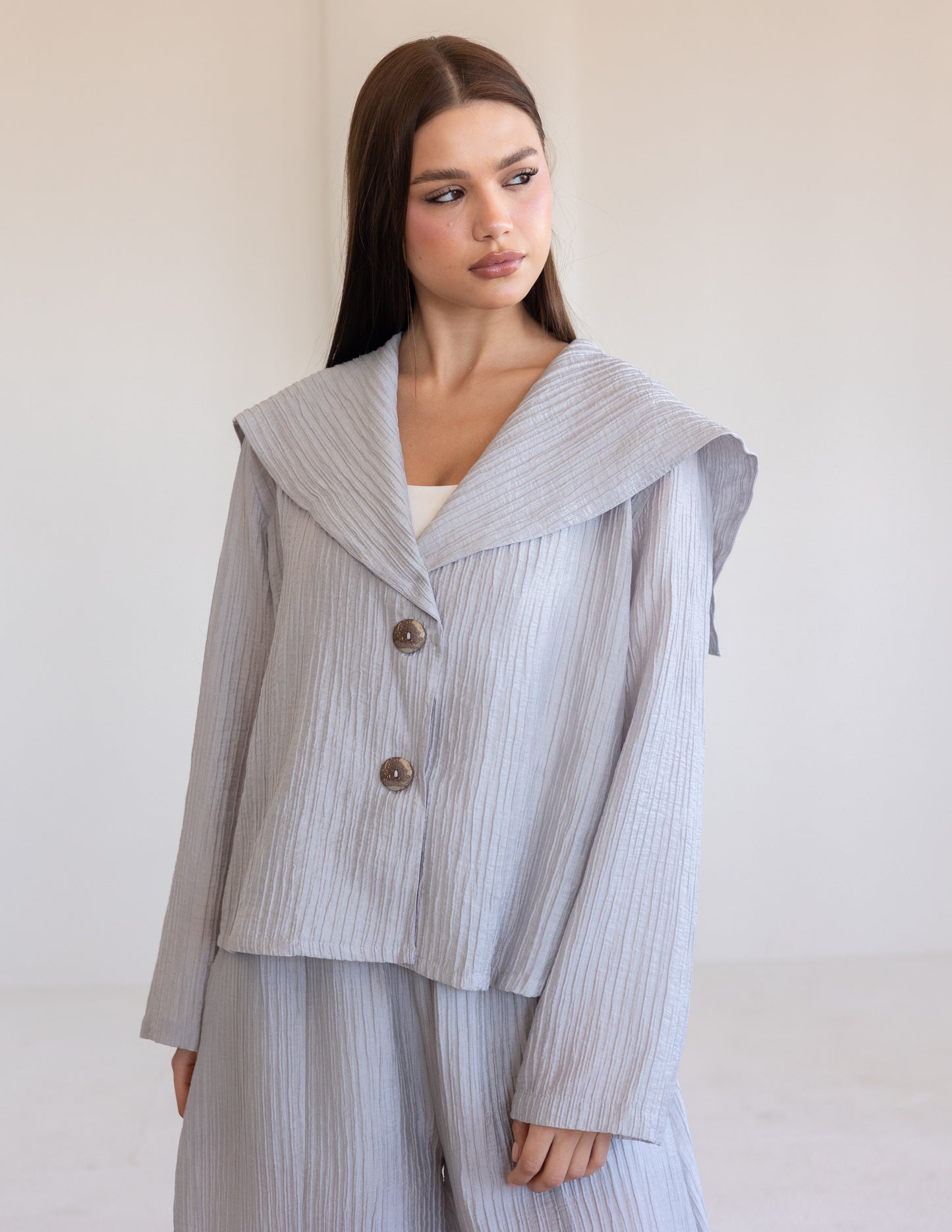 Crinkle Set - Light Grey