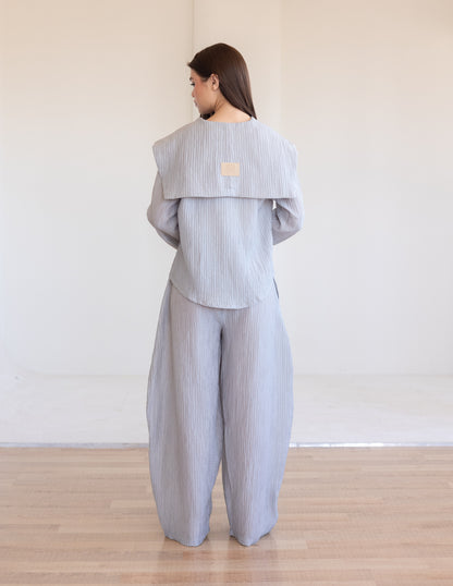 Crinkle Set - Light Grey