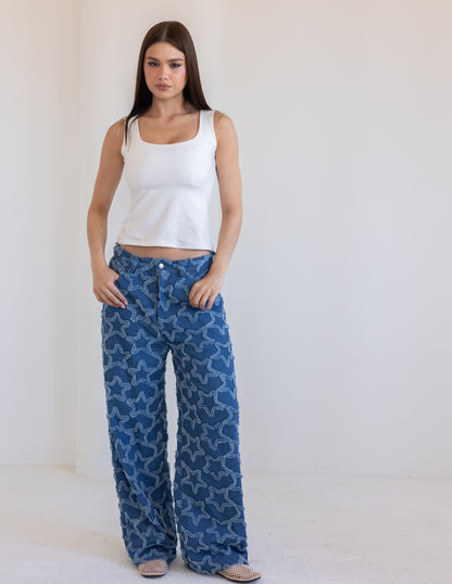 Denim Pants Stars