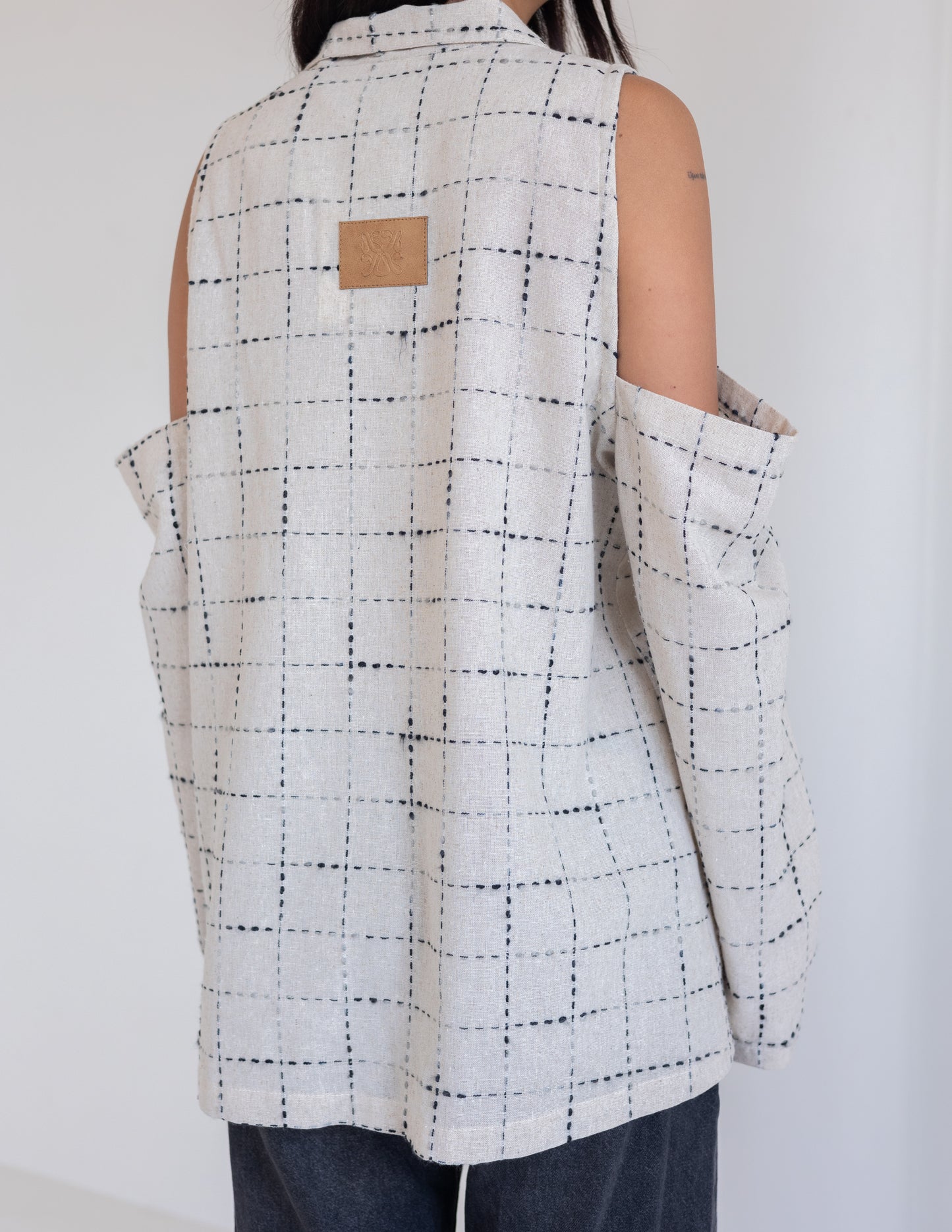 Linen Cut Blazer