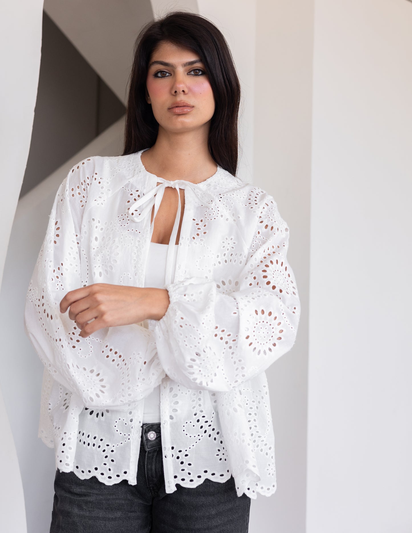 Eyelet Shirt