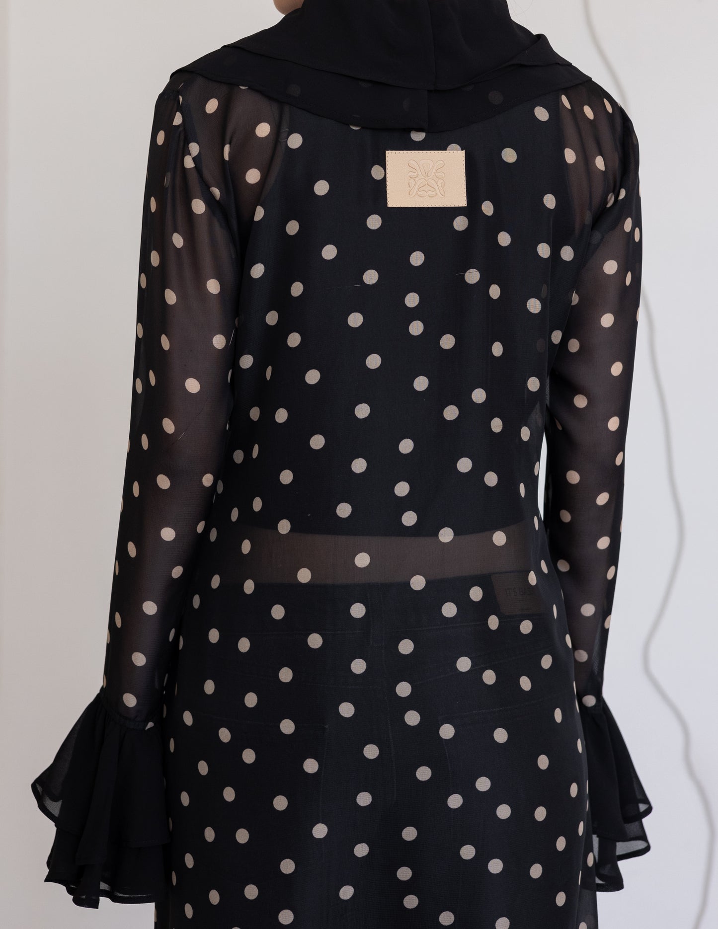 Polka Dot Ruffled Shirt