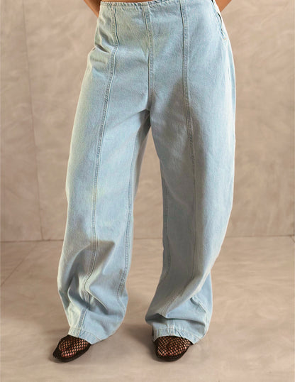 Sculpt Fit Balloon Denim Pants