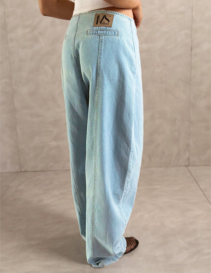Sculpt Fit Balloon Denim Pants